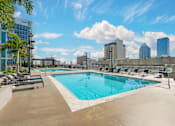 Thumbnail 1 of 48 - A large swimming pool on the roof of Element apartments