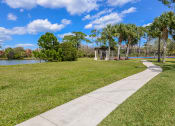 Thumbnail 25 of 38 - Lakeside walking path at Floresta, Jupiter, Florida