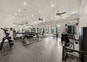 Thumbnail 15 of 38 - A spacious home gym with a variety of equipment.