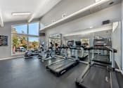 Thumbnail 13 of 27 - Gym with treadmills at Great Hills, Austin, TX