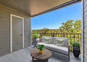 Thumbnail 17 of 27 - Balcony with a sofa at Great Hills, Austin, TX 78759