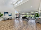 Thumbnail 23 of 27 - Living room with wooden flooring at Great Hills, Austin, TX 78759  