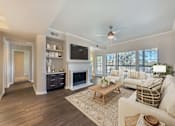 Thumbnail 5 of 31 - Living Room With Expansive Window at Sedona Springs, Austin, TX 78749