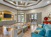Thumbnail 20 of 27 - Resort Style Living Rooms at Thornberry Apartments, Charlotte, NC, North Carolina, 28262