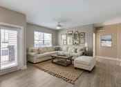 Thumbnail 4 of 27 - Gorgeous Living Room at Flats on Chapel, Waco, TX