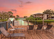 Thumbnail 12 of 45 - Enjoy gorgeous sunset views from the deck at Lakes at Suntree, Melbourne, 32940