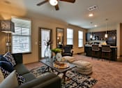 Thumbnail 24 of 37 - Living Room at The Legend, Waco, TX, 76712