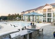 Thumbnail 3 of 37 - Poolside Grilling at Wharf 7 Apartments, Charleston