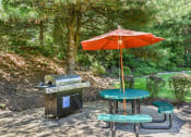 Thumbnail 14 of 40 - Enjoy a meal with friends in the community picnic area with grill  at Residences at Westborough Station, Westborough, MA