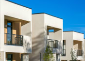Thumbnail 16 of 22 - Homes feature private patios or balconies at Altitude at Vizcaya, Santa Fe, New Mexico