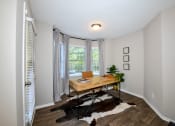 Thumbnail 20 of 25 - a room with a large window and a desk with a chair at 670 Thornton, Lithia Springs, Georgia