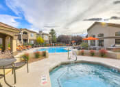 Thumbnail 22 of 29 - Pool and spa at Arterra, Albuquerque, 87113