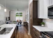 Thumbnail 17 of 56 - Kitchen with sink at Aerie Blue Sage, Elkhorn, NE