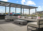 Thumbnail 14 of 40 - Patio with couch at Revel, Minnesota