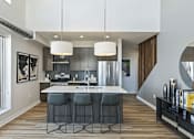 Thumbnail 34 of 40 - Modern Kitchen with bar at Revel, Minneapolis, MN, 55408