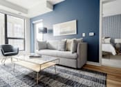 Thumbnail 37 of 40 - Furnished Living room at Revel, Minneapolis, 55408