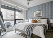 Thumbnail 39 of 40 - Bedroom with large bed at Revel, Minneapolis,
