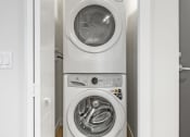 Thumbnail 12 of 21 - Stacked washer and dryer