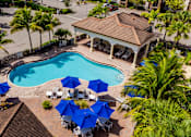 Thumbnail 24 of 24 - Aerial view of pool at Portofino Cove, Fort Myers, 33916