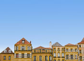 Thumbnail 7 of 12 - Apartment building roofline