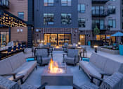Thumbnail 32 of 35 - pool with fireplace at centennial apartments for rent