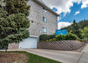 Thumbnail 21 of 24 - Underground Parking Entry Door and Retaining Wall
