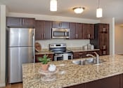 Thumbnail 1 of 24 - Kitchen and Kitchen Island