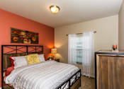 Thumbnail 5 of 24 - Bedroom with Accent Wall