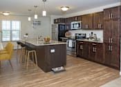 Thumbnail 2 of 24 - Kitchen and Kitchen Island