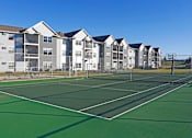 Thumbnail 19 of 21 - Full Tennis Court with Net