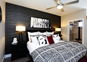 Thumbnail 5 of 25 - Bedroom with Two Tone Paint Palette