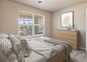 Thumbnail 6 of 24 - an empty bedroom with a bed and a window