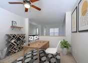 Thumbnail 19 of 40 - Bright open loft area with desk and chair for work from home