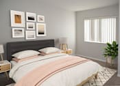 Thumbnail 9 of 20 - Bedroom with Bed and Windows for Natural Light