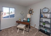 Thumbnail 10 of 29 - At Home Works Space with Desk Cabinets and Windows