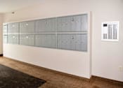 Thumbnail 9 of 12 - Secure mail area for package acceptance and delivery.