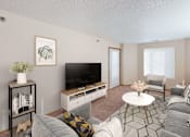 Thumbnail 4 of 12 - Open living space with bright natural light from large windows.