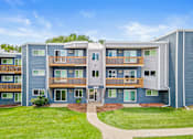 Thumbnail 31 of 31 - Building Entrance at The Bosk Apartment Homes, Woodbury, Minnesota
