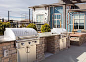 Thumbnail 16 of 24 - Outdoor Grill Patio with Grills