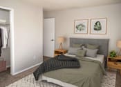 Thumbnail 21 of 28 - Furnished Bedroom with Closet Space