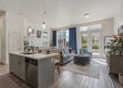 Thumbnail 76 of 83 - an open floor plan with a kitchen and living room at 200 City View, Provo, Utah