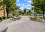 Thumbnail 37 of 46 - a park with trees benches and a playgrounda park with trees benches and a playground at Siena Villas Apartments, Orem, UT, 84097