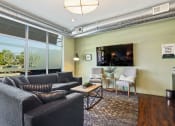 Thumbnail 9 of 50 - a living room with two couches and a coffee table at The View on 20th, Utah