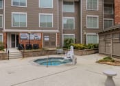 Thumbnail 26 of 51 - our apartments have a small pool in front of our building