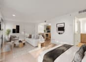 Thumbnail 17 of 92 - a living room with a couch and a bed at AVIA Lofts on Parkway Apartments, Washington, 98662