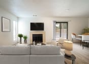 Thumbnail 23 of 108 - the living room of a house with a couch and a tv