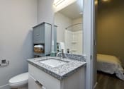 Thumbnail 52 of 55 - Bathroom at Brickside Heights Apartments, Millcreek