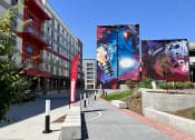 Thumbnail 104 of 131 - Mural with sign at Paperbox Lofts, Salt Lake City