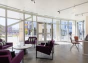 Thumbnail 33 of 131 - clubhouse side leasing office  at Paperbox Lofts, Utah
