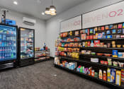 Thumbnail 73 of 126 - a convenience store with a large display of food and drinks at SevenO2 Main Apartments, Salt Lake City